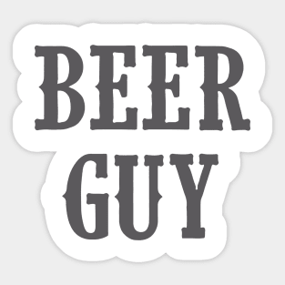 beer guy Sticker